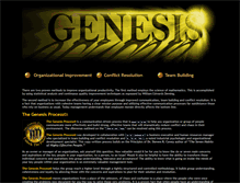 Tablet Screenshot of genesisprocess.com